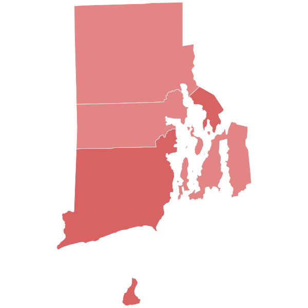 File:1988 United States Senate election in Rhode Island results map by county.svg