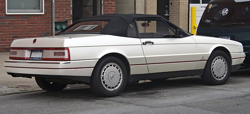 File:1991 Cadillac Allanté rear.jpg