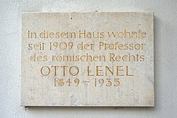 2014-03-20 0013 v1 Gedenktafel Otto Lenel.jpg