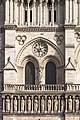 * Nomination Detail of the west facade of Notre-Dame de Paris. 03 --Lmbuga 08:34, 27 June 2018 (UTC) * Promotion Good quality. --Uoaei1 13:22, 27 June 2018 (UTC)