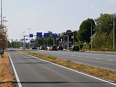 Nijmegen-Noord, Blick auf den N325