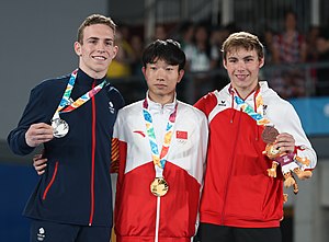 2018-10-14 Gymnastics at 2018 Summer Youth Olympics – Boys' Trampoline Gymnastics – Victory ceremony (Martin Rulsch) 28.jpg