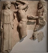 Metopa del Templo de Zeus de Olimpia