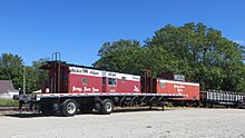 Winamac Southern cabooses in Lincoln, Indiana. 20190905 33 Winamac Southern RR, Lincoln, Indiana.jpg