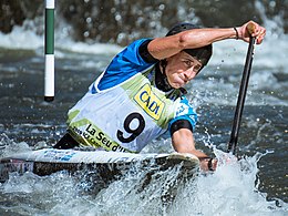 2019 ICF Canoe slalom Kejuaraan Dunia 060 - Núria Vilarrubla (dipotong).jpg