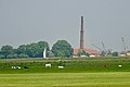 Zicht op steenbakkerij Oostrum