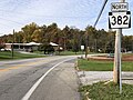 File:2021-11-04 12 20 51 View north along Pennsylvania State Route 382 (Old Trail Road) just west of Interstate 83 in Newberry Township, York County, Pennsylvania.jpg