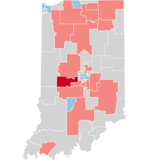 2024 Indiana Senate elections by district.svg