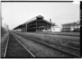 3-4 VIEW LOOKING SOUTHEAST, TRAINSHED WITH STATION BEHIND - Louisville and Nashville Railroad, Union Station Train