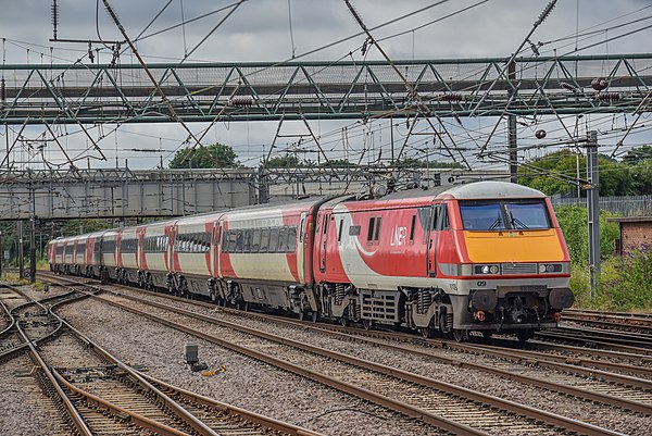 LNER InterCity 225 on the East Coast Main Line