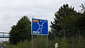 Deutsch: Hinweisschild auf den Beginn der A 540 in Fahrtrichtung Grevenbroich in Jüchen