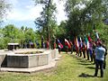 Steagurile țărilor ostașii cărora sunt înmormântați aici
