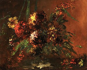 Bouquet de fleurs, (1874), Collection privée, France.