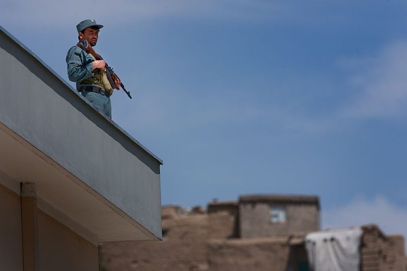 File:Afghan National Civil Order Police celebrate return from Marjah (4595045919).jpg