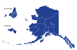 Alaska Democratic presidential primary election results by state house district, 2020.svg