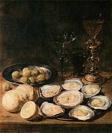 Still-Life with Oysters by Alexander Adriaenssen Alexander Adriaenssen - Still-Life with Oysters - WGA0035.jpg