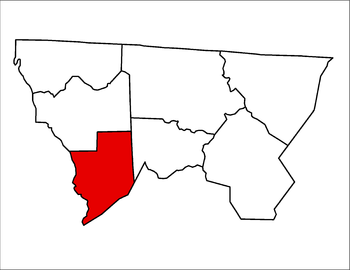 Location of Cranberry Township in Alleghany County, N.C. AlleghanyCountyNC--CranberryTwp.PNG