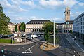 * Nomination Townhall square with historical building of townhall of Mülheim with town hall tower (Rathausturm) photographed from Bicycle expressway RS 1 --Tuxyso 20:05, 26 June 2021 (UTC) * Promotion  Support Good quality. --Nefronus 18:28, 3 July 2021 (UTC)