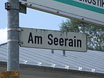Straßenschild Am Seerain