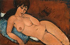 Nude on a Blue Cushion, 1917, National Gallery of Art