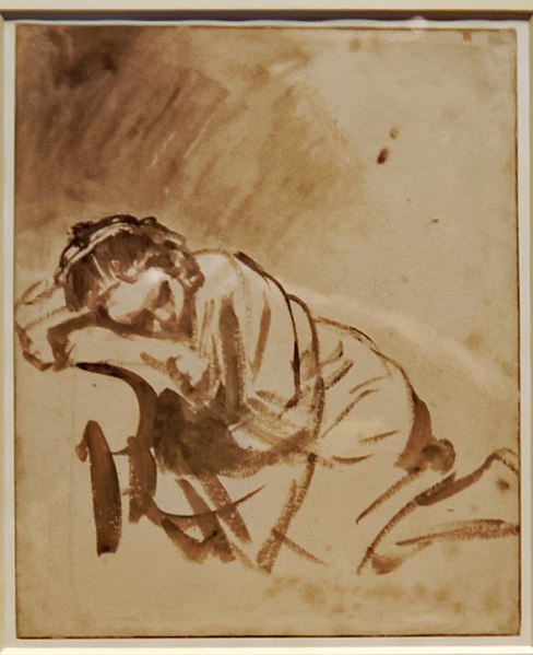 File:Amsterdam - Late Rembrandt Exposition 2015 - Young Woman Sleeping 1654 B (cropped).jpg
