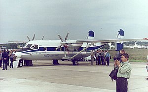 An An-38-100 at MAKS 1999