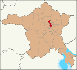 Districtul Keçiören - Harta