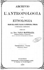 Miniatura para Archivio per l'Antropologia e la Etnologia