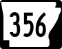 Highway 356 marker