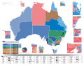 Australia General Election, 2022, First-Preference Votes (NOTE: Australia does not use first-past-the-post!)
