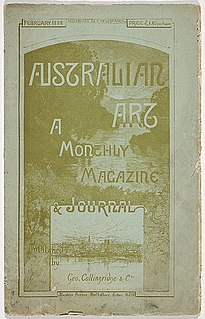 <i>Australian Art: a Monthly Magazine & Journal</i> monthly Australian arts museum