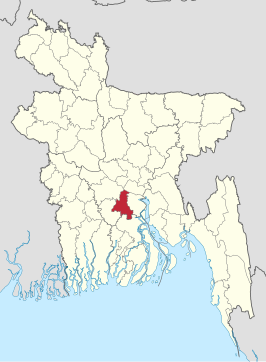 Kaart van Madaripur