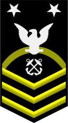 USN E-9 insignia