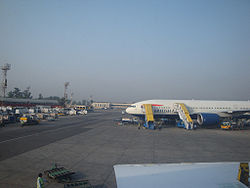 British Airways Boeing 777 at Benazir Bhutto International Airport