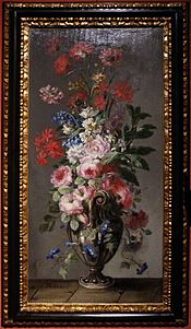 Baldassarre de Caro, vase aux fleurs, 1715, 02.JPG