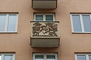 Deutsch: Balkon 2 von der Hackenstraße 1 München