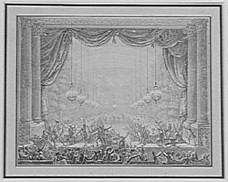 Banquet des gardes du corps dans la salle de l'opéra de Versailles-1er octobre 1789.jpg
