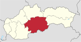 Localisation de Région de Banská Bystrica