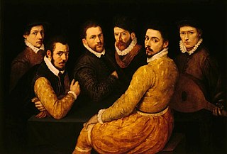 A Group of Six Men (including possibly a Self-portrait)
