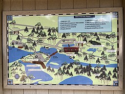Bay Beach Wildlife Sanctuary Map, Green Bay, Wisconsin