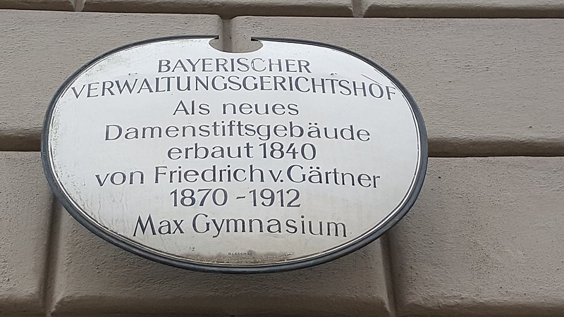 File:Bayerischer Verwaltungsgerichtshof — Schild.jpg