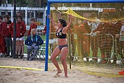 Deutsch: Beachhandball bei den Olympischen Jugendspielen 2018; Tag 5, 10. November 2018; Mädchen, Hauptrunde - Ungarn-Paraguay 2:0 English: Beach handball at the 2018 Summer Youth Olympics at 11 October 2018 – Girls Main Round – Hungary-Paraguay 2:0