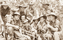 Tom Starcevich on 27 June 1945 (front row, second from right). Beaufort Sabah StarcevichMemorialMonument-07.jpg