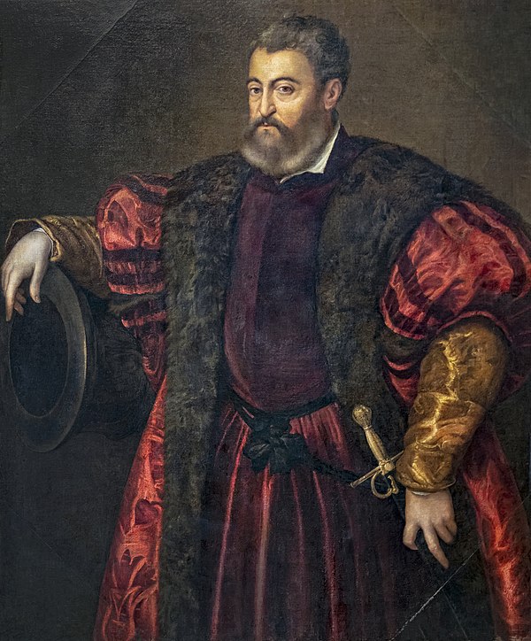 Alfonso I d'Este, Duke of Ferrara; excommunicated by Julius, he inflicted a number of defeats on the Papal forces