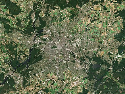 Satellite image of Berlin