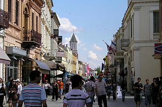 Bitola Town in Pelagonia Statistical, North Macedonia
