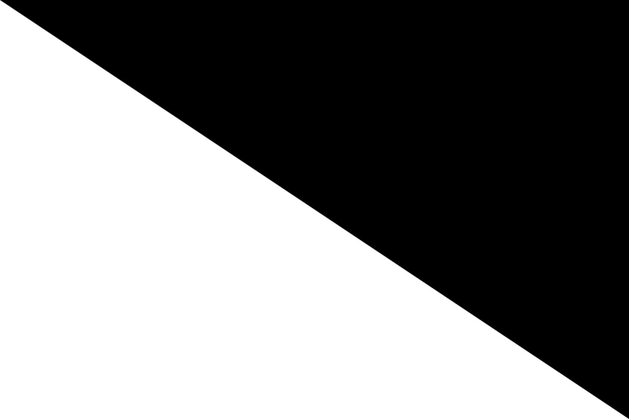 File Black and white diagonal flag svg Wikimedia Commons