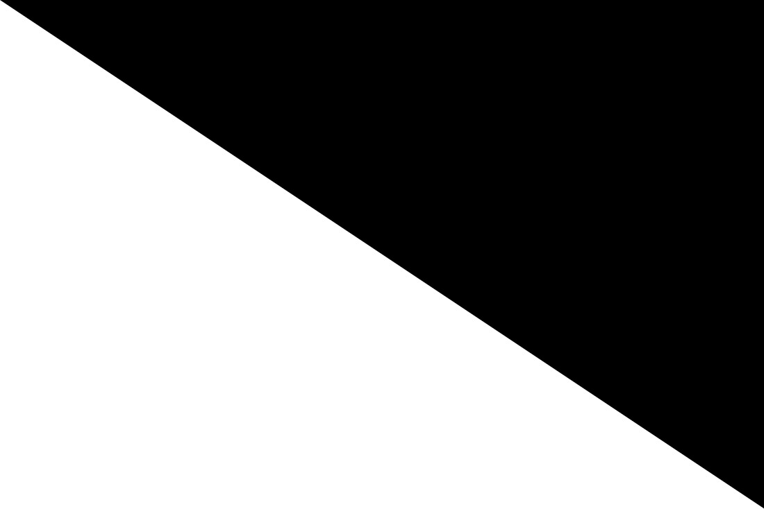 File:Black and white diagonal flag.svg