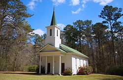 Église méthodiste de Bladon Springs, construite vers 1847.