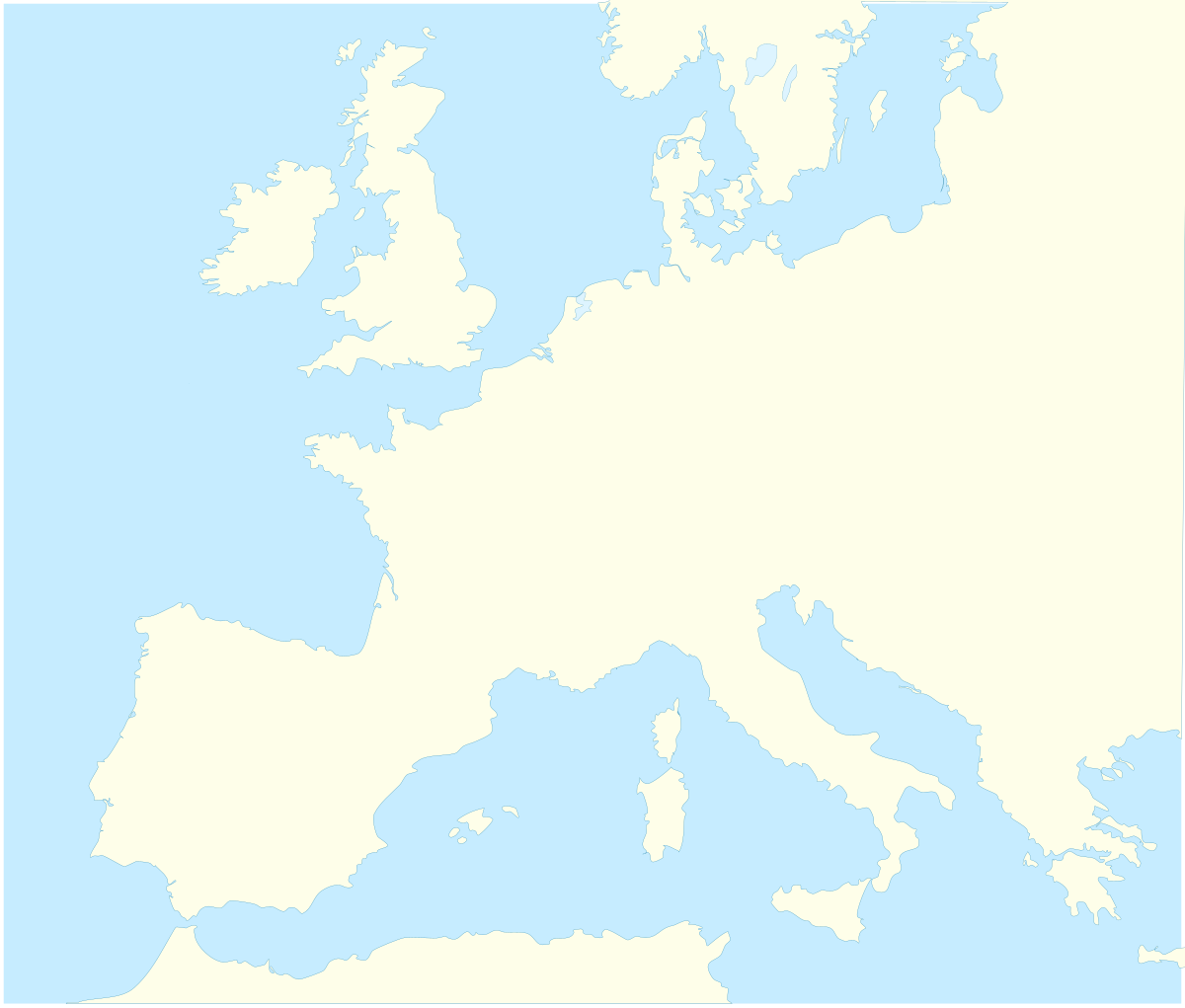 Download File:Blank map Western Europe without borders atelier ...